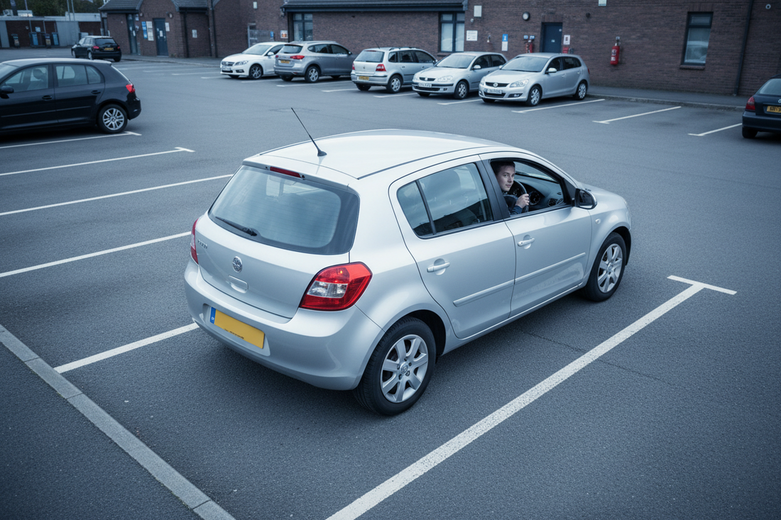 How to Nail Reverse Bay Parking on Your Driving Test (One Mental Trick That Actually Works)